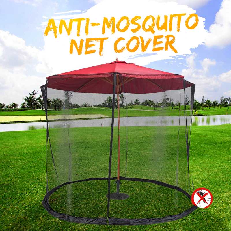 Outdoor Parasol Klamboe Voor Thuis Bed Camping Klamboe Patio Binnenplaats Paraplu Netto Cover Houden Insect Weg Thuis Textiel