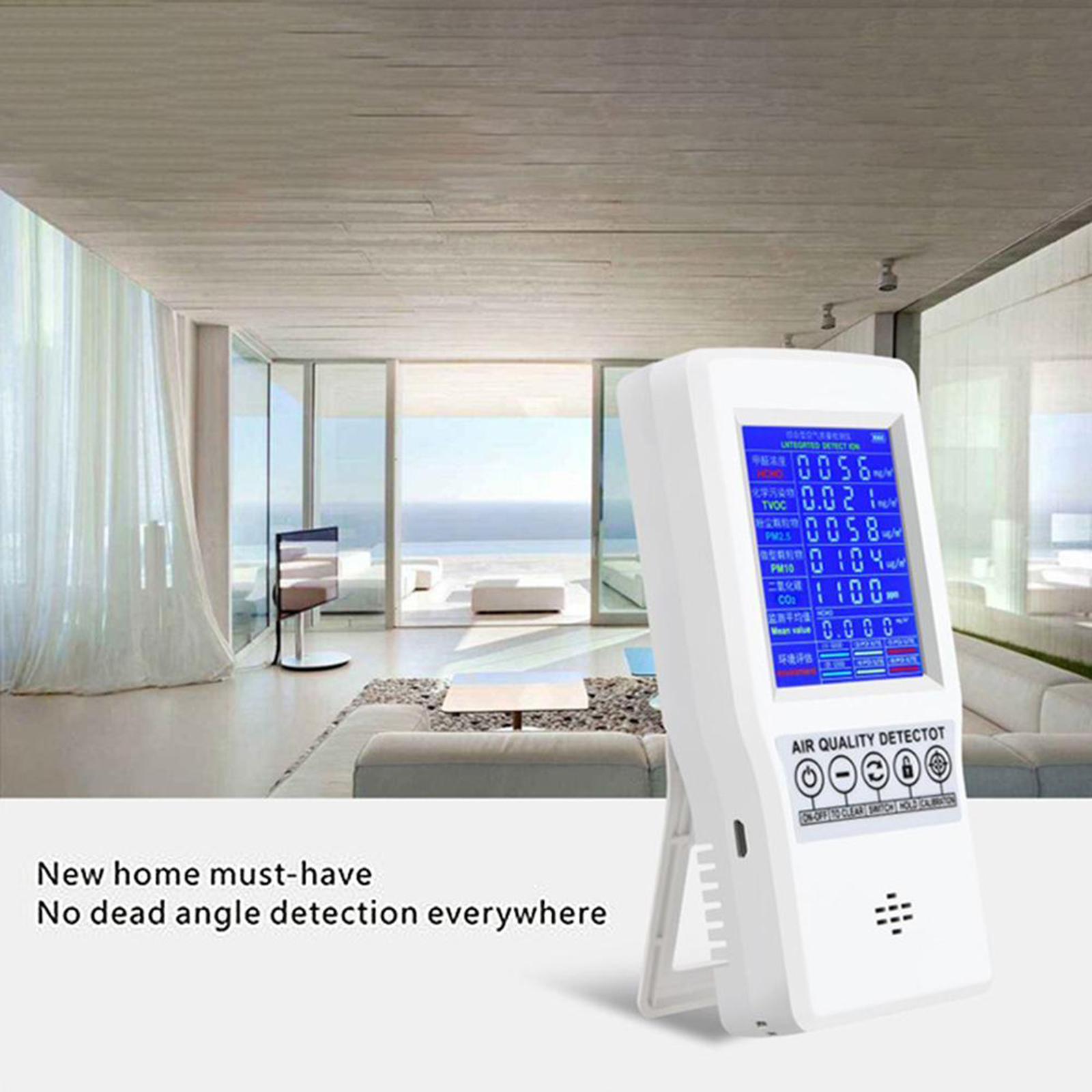 Multifunctional Air Monitor PM2.5/PM1.0/PM10 Dust Meter