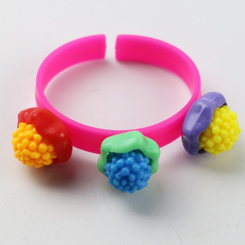 50 pcs/lot Assorted Plastic Acrylic Bead Kit Accessories DIY Jewelry Making Kids Beads Set for children