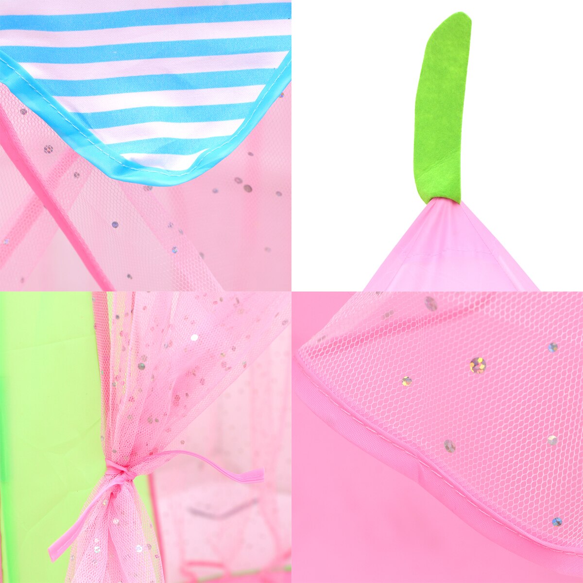 1 Pc Kids Tent Duurzaam Handig Fairy Lichtgewicht Kasteel Tent Voor Thuis Plezier