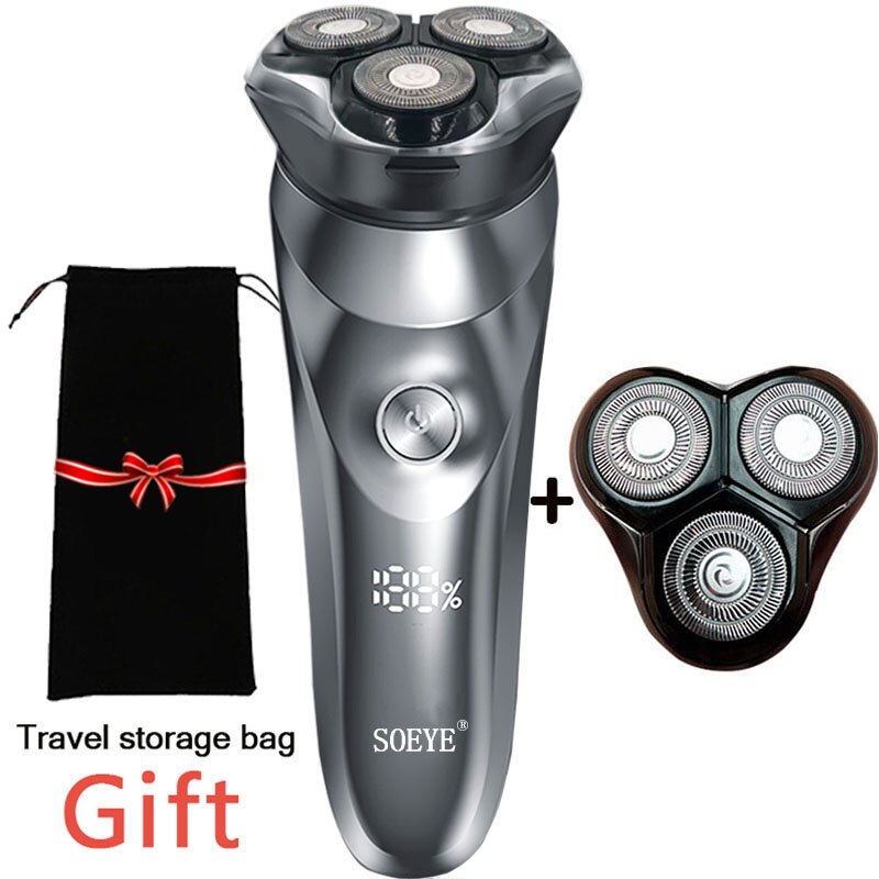 Xiaomi Mannen Scheerapparaat Voor Mannen Elektrisch Scheerapparaat Baard Trimmer Waterdichte Scheerapparaat Smart Razor Trimmer Mannen Nat &amp; droog Scheermes: shaver 1head