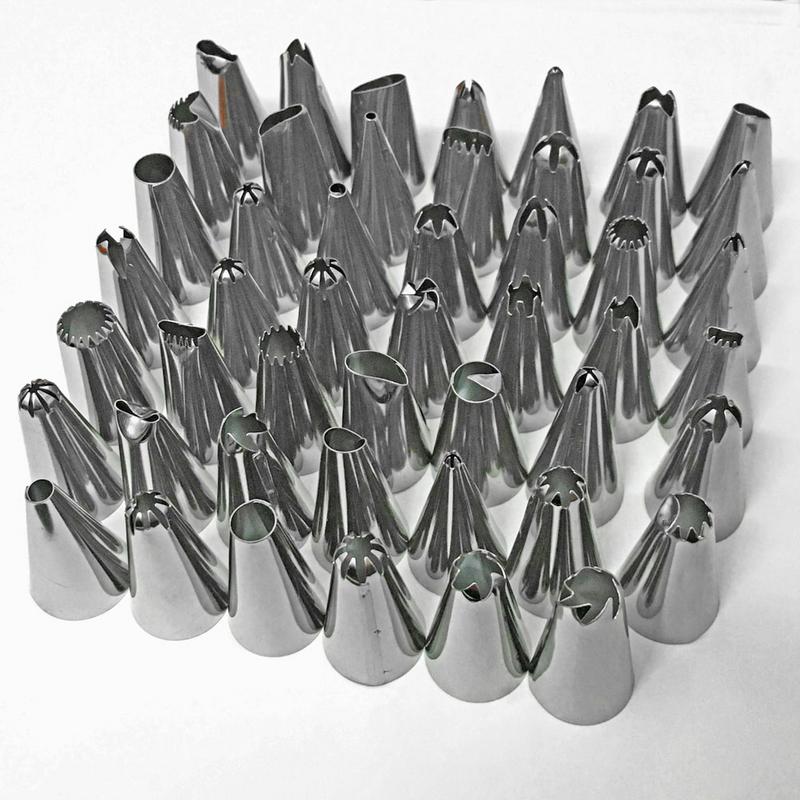 Cake Decorating 48 stks/set Goede rvs Icing Piping Nozzles Pastry Tips Set Cake Bakken Tools