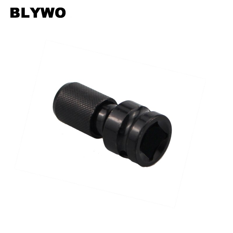 Quick Release 1/2 Inch Square Drive to 1/4 Inch Hex Female Socket Adaptor Conversion for Impact and Ratchet Wrench