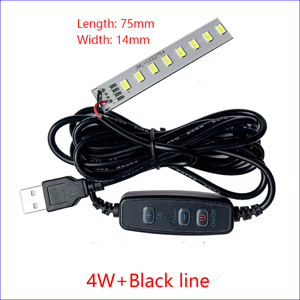 1 Stuks Dc 5V Dimbaar 5730 Smd Led Lamp 1W 2W 3W 4W 5W 10W Led Licht Kralen Wit Warm Wit Licht Met 10 Stappen Aan Te Passen Schakelaar.: green / 40w