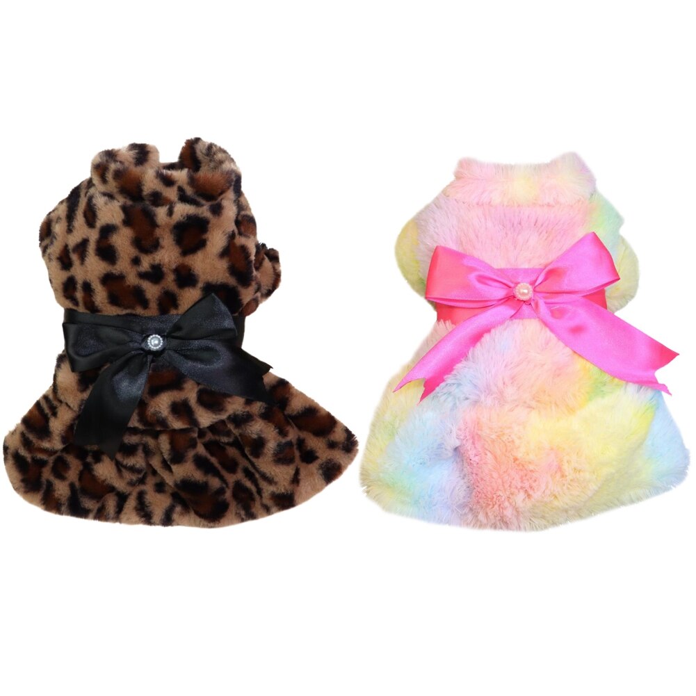 Winter Warme Hond Jurken Animal Kat Tutu Wedding Party Prinses Rok Kleding Voor Chihuahua Pug Huisdieren Hond Kleding