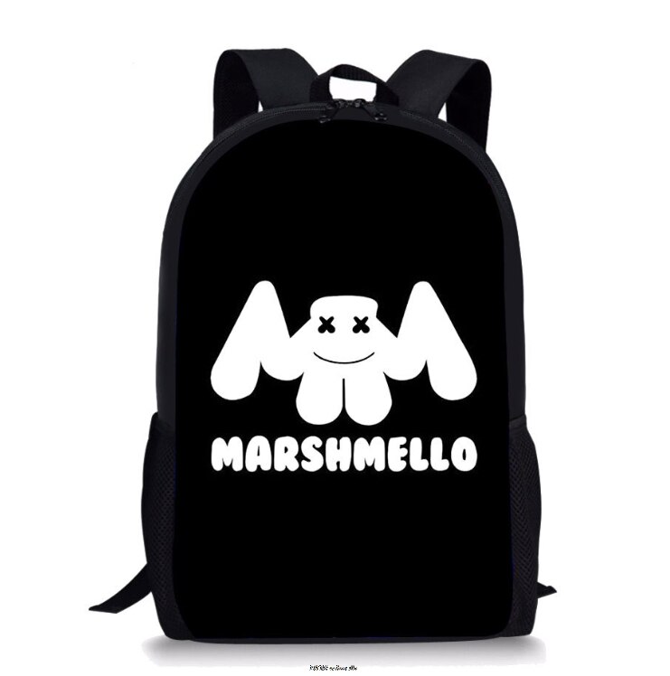 Kid Boys Girls School Bag Mochila Infantil DJ Marshmello Backpack 3D Prints Waterproof with Crewmate Christmas On Sell: 13