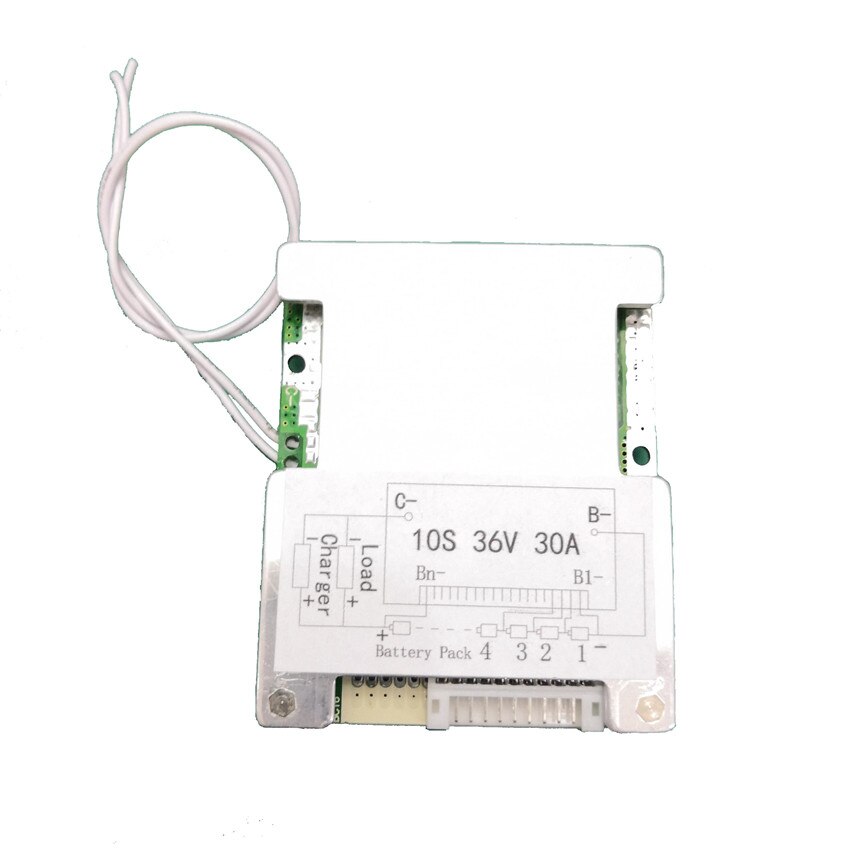 36V lithium ion battery protection circuit 10S 36V/37V 30A BMS ON/OFF switch