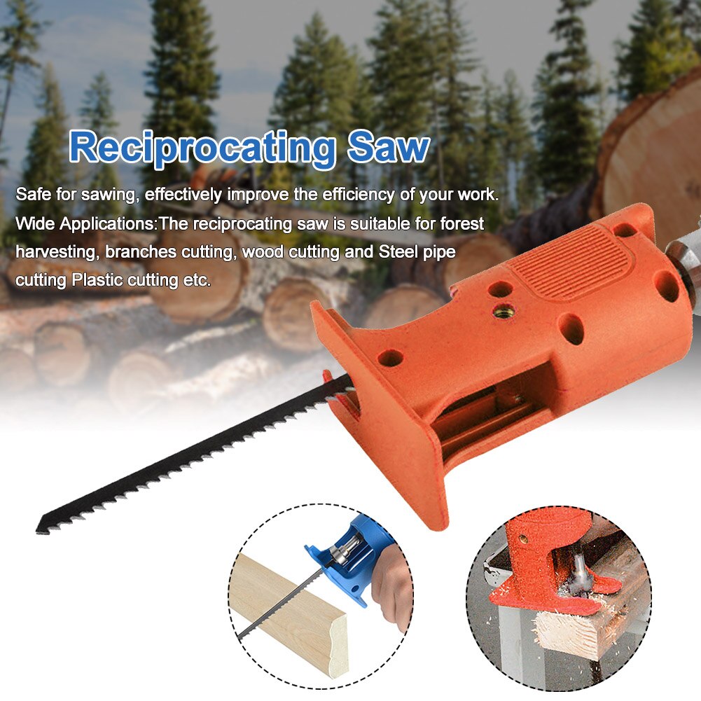 File Electric Drill Attachment Chainsaw Safe Woodworking Multifunctional Wood Tool Reciprocating Saw Powerful Home Metal Cutting