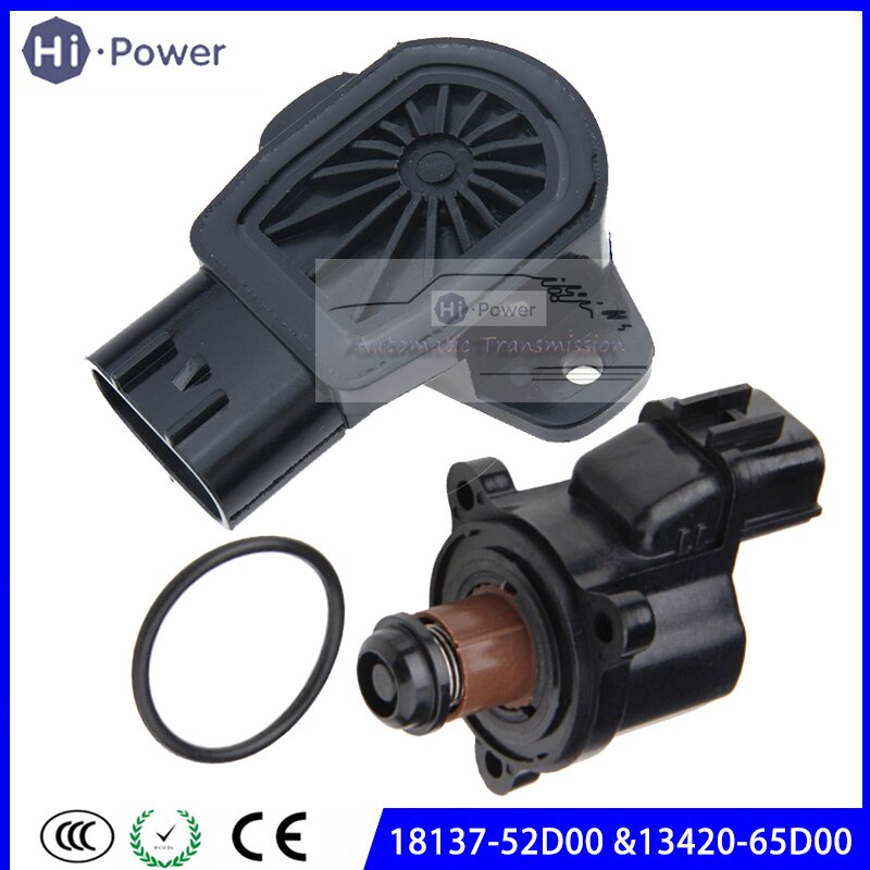 Idle Air Control Valve IAC 18137-52D00 &amp; Throttle Position Sensor TPS 13420-65D00 for Isuzu Grand Vitara XL-7
