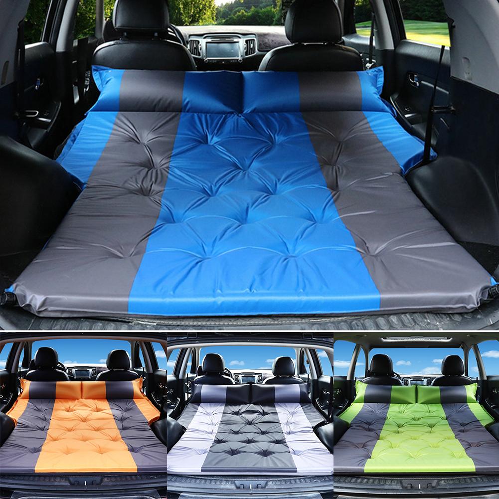 Cama inflable para coche SUV y todoterreno, colchón de aire de viaje para parte trasera, accesorios para acampar