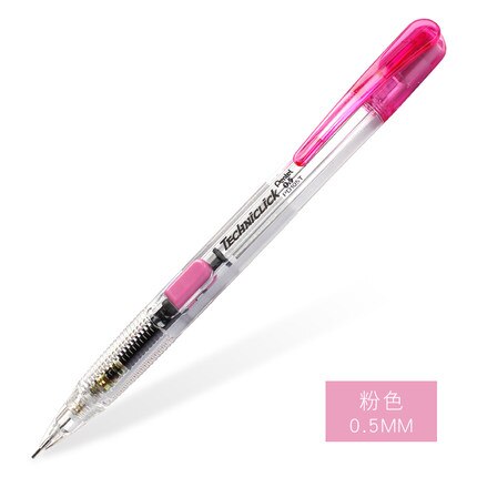 1pc Pentel Pd105T 107T Techniclick Mechanical Pencils 0.5/0.7mm Side Click Stationery Office School Writing Supplies Multi-color: 1pc Pink 0.5mm