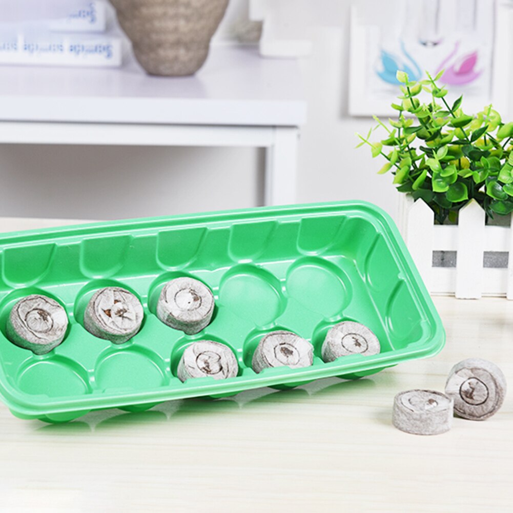 100 stücke 30mm Haushalt Garten Pellets Hersteller Torf Komprimiert Torf Boden Kügelchen Sämling Boden Block Hersteller Samen Ausgangs