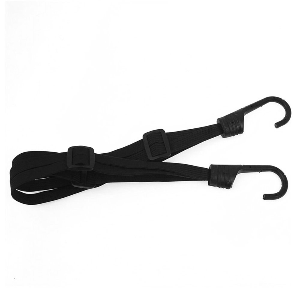 Cuerda Elástica retráctil para casco de motocicleta, accesorio con dos ganchos, Universal, equipaje, correa Flexible, lazos con cinturón
