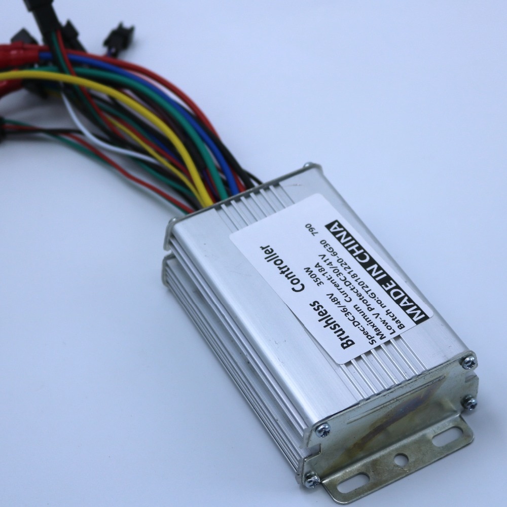 Amax-controlador de Motor de CC sin escobillas, 36V, 48V, 350W, 18 controlador Ebike790 + pantalla 790LED, un juego