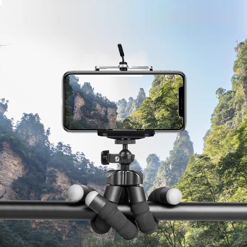 Statyw Statyw do telefonu Uchwyt do aparatu mobilnego Klips do smartfona Monopod Statyw Tripe Octopus Mini statyw Opcjonalny bezprzewodowy pilot zdalnego sterowania