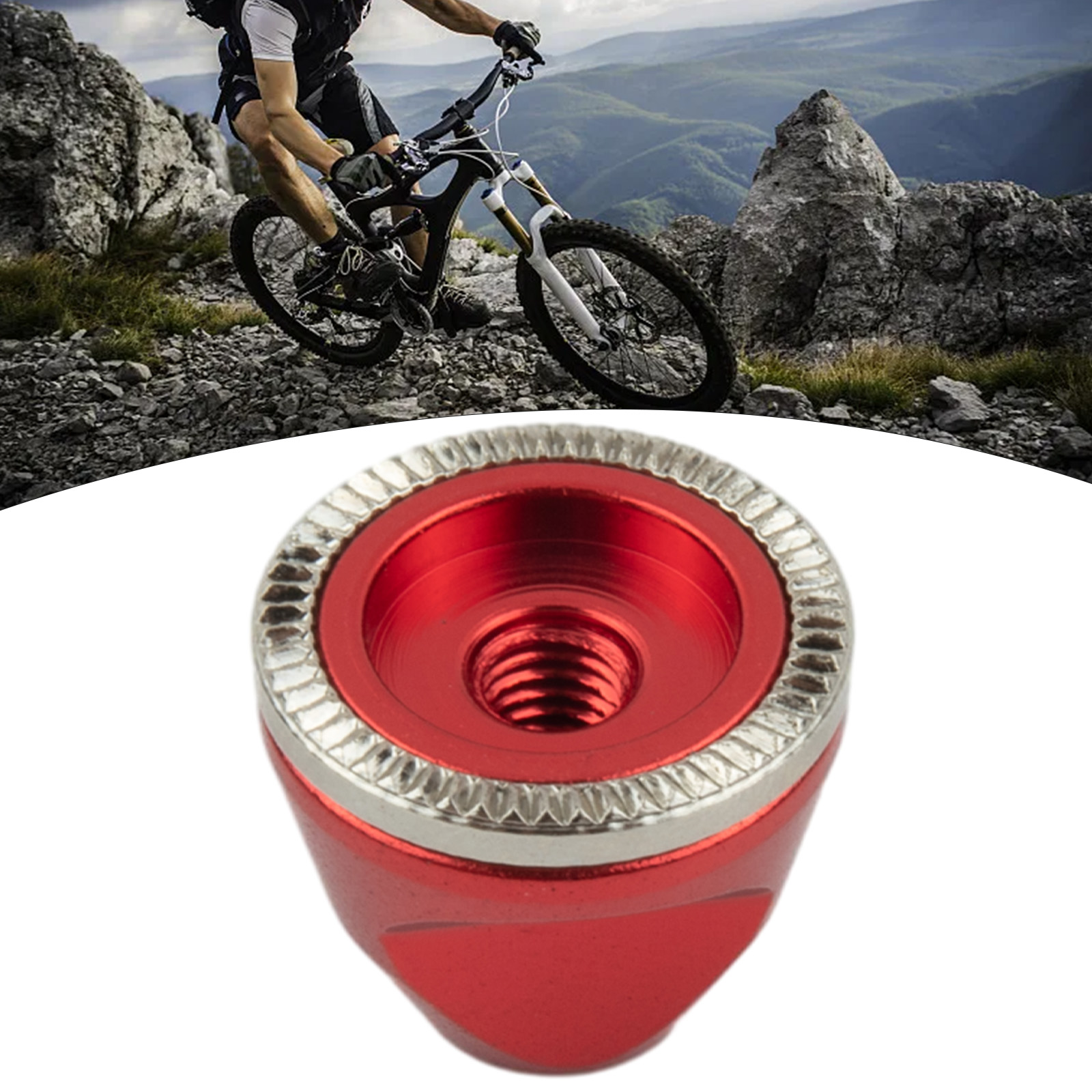 Mountainbike Schnell spann hebel mutter Fahrrad nabe m5 Rad schraube rutsch feste Mutter Welle Naben schutz kappe für Rennrad mit festem Gang