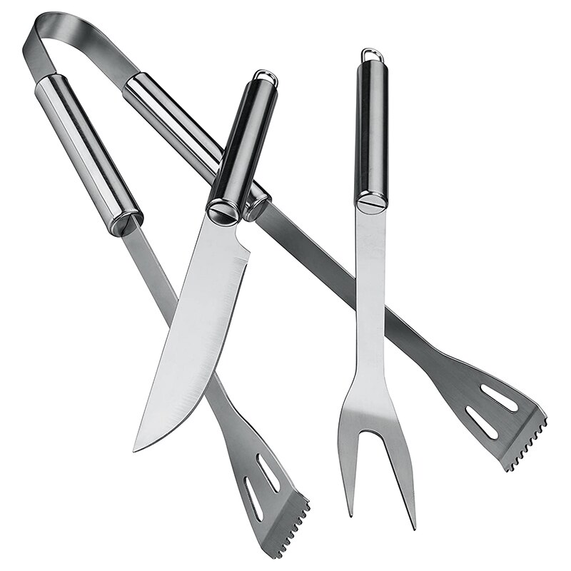 21Pcs Stainless Steel BBQ Tools Set Barbecue Grilling Accessories Utensils for Camping Party Outdoor Cooking BBQ Tools Kits