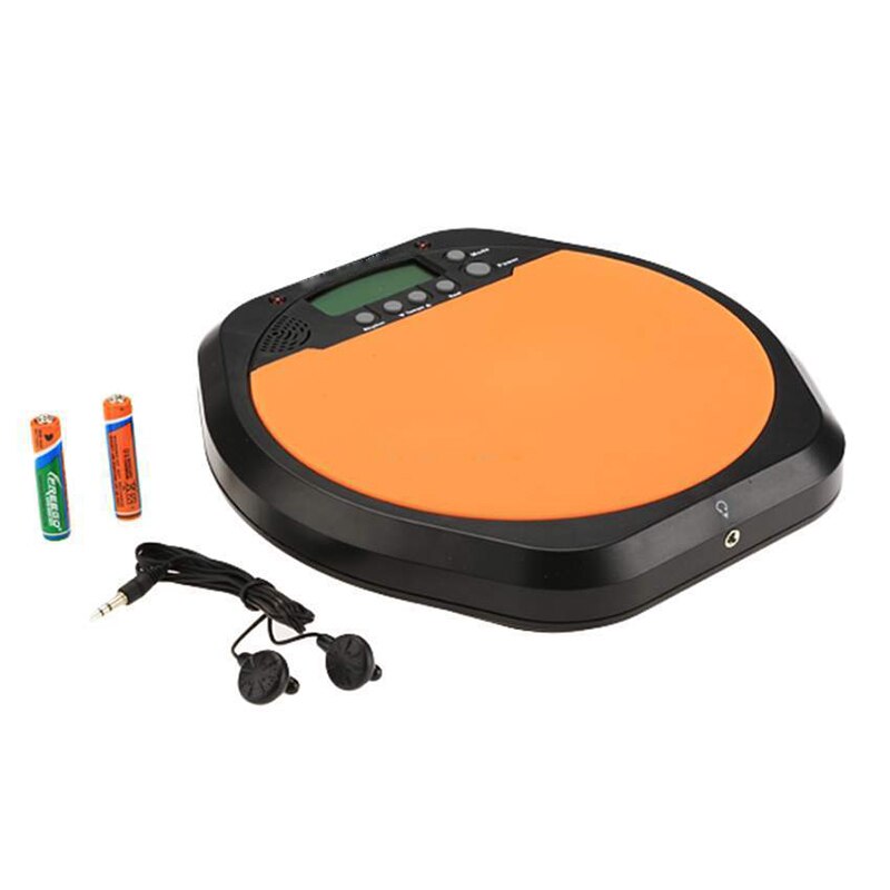 Digitale drummer training oefen drum pad metronoom met oortelefoon en batterijen