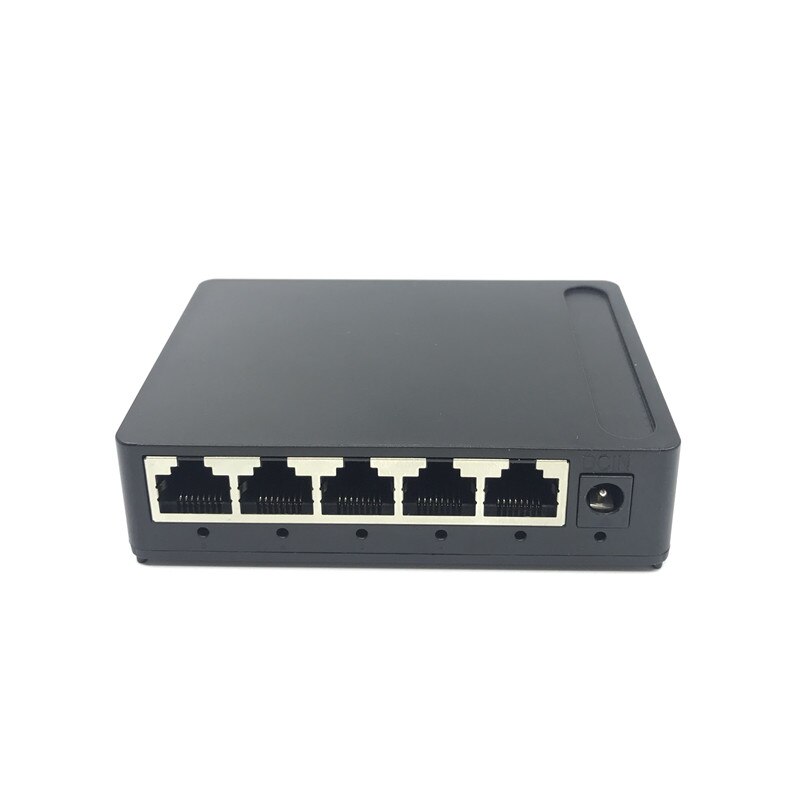 OEM factory Outlet Brand 5 Port Gigabit Ethernet Switch cheapest network switches 10/100/1000mbps US EU plug switch lan combo