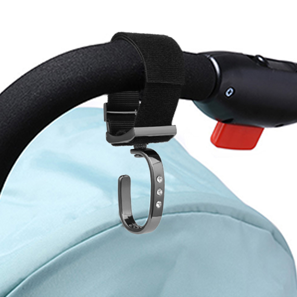 Swivel Hanger Ganchos para Baby Pram, Pushchair, Carriage Stroller Gancho