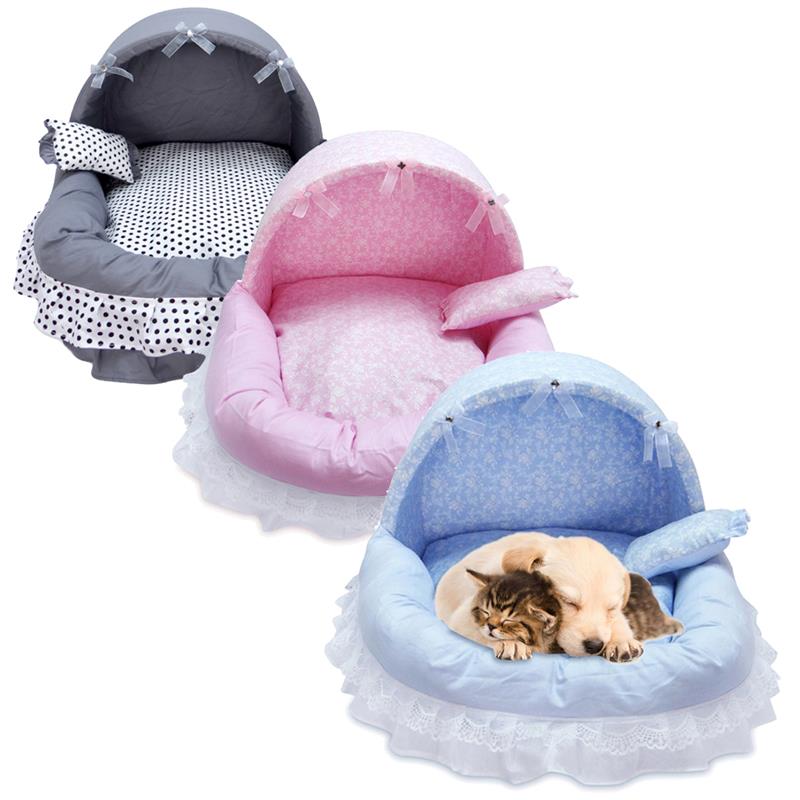 Hondenbed kant prinses huisdier hondenhok krat kat puppy huis droom nest huisdier kennel bank honden nest zachte huisdierbenodigdheden