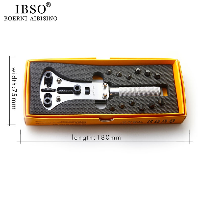 Wrist Watch Case Opener Adjustable Screw Back Remover Wrench Repair Tool Waterproof Screw Case