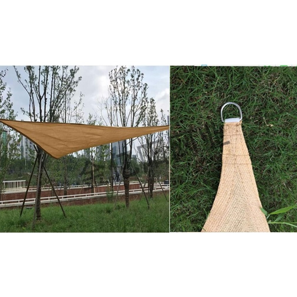 Triangle Awning Durable Awning Sun Shade Triangle Waterproof Canopy Patio Awning Garden UV Shelter Outdoor Fast