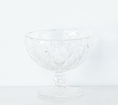 Ins Restaurant Cocktail Wine Glass Cup Goblet Ice Cream Yogurt Goblet Pudding Dessert Dish High Bowl Cake Snack Container: 06