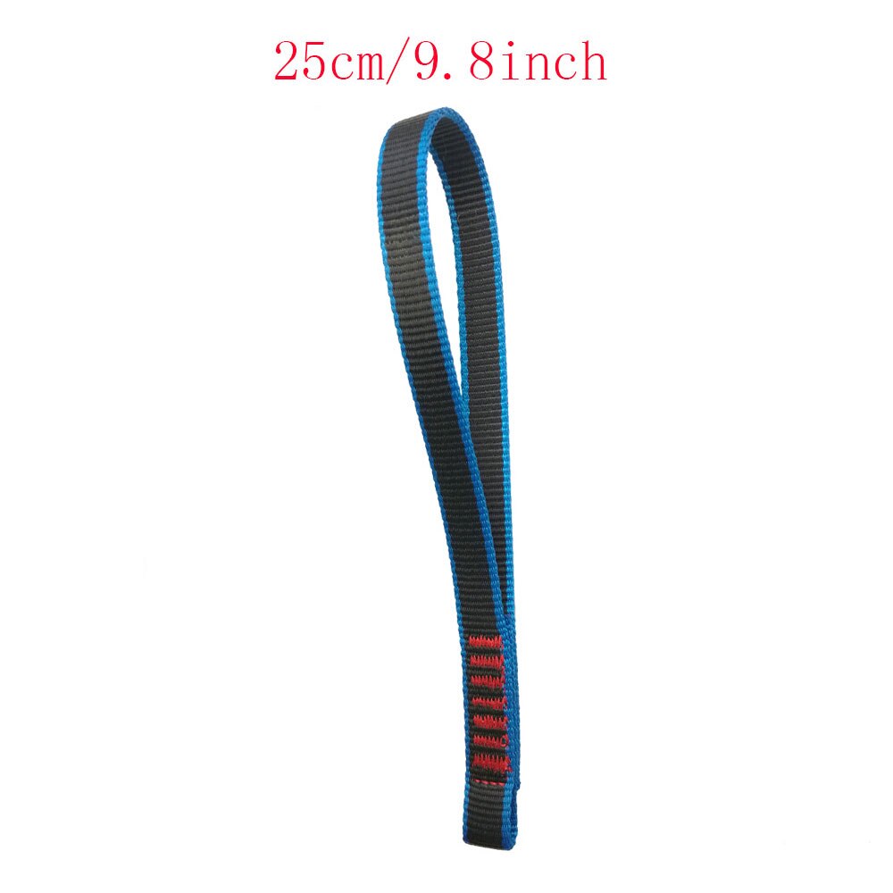 22KN Rock Climbing Caving Quickdraw Strap Replacement Sling Retainers Quick Draw String Replacement 25cm 17mm