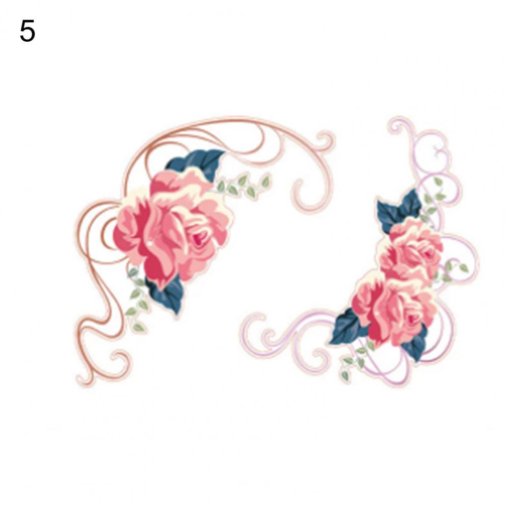 Stylish Bathroom Sticker Minimalist PVC Art Craft Vicedeal