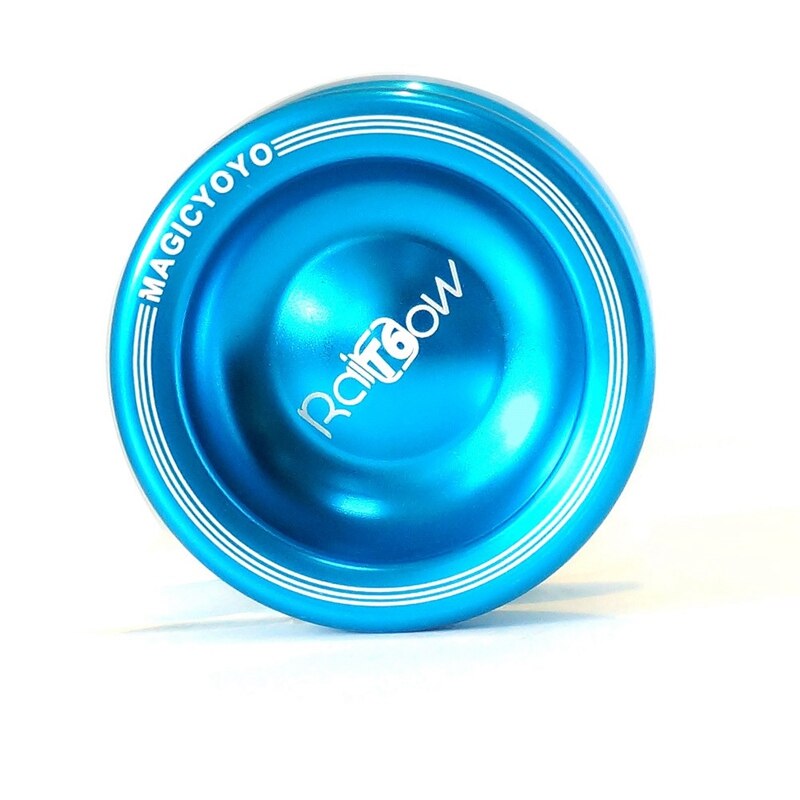 Magicyoyo  t6 nicht reagierende jo-jos mit glänzender metalloberfläche, jo-jo-ball-splash-funktion, inklusive tasche und 5 yo- schnüren