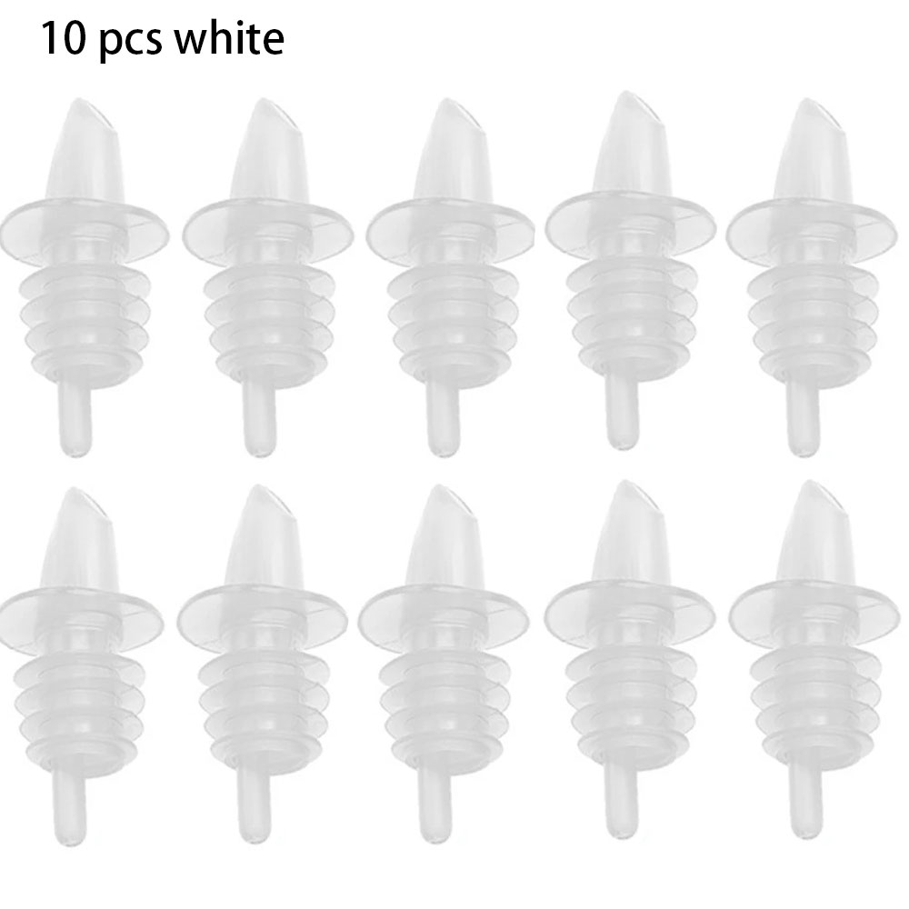 Liquor Bottle Pourers Flow Pourers Plastic Spouts Black Bottle Pourers for Bars Clubs Pubs Restaurants Coffee Shops: light yellow