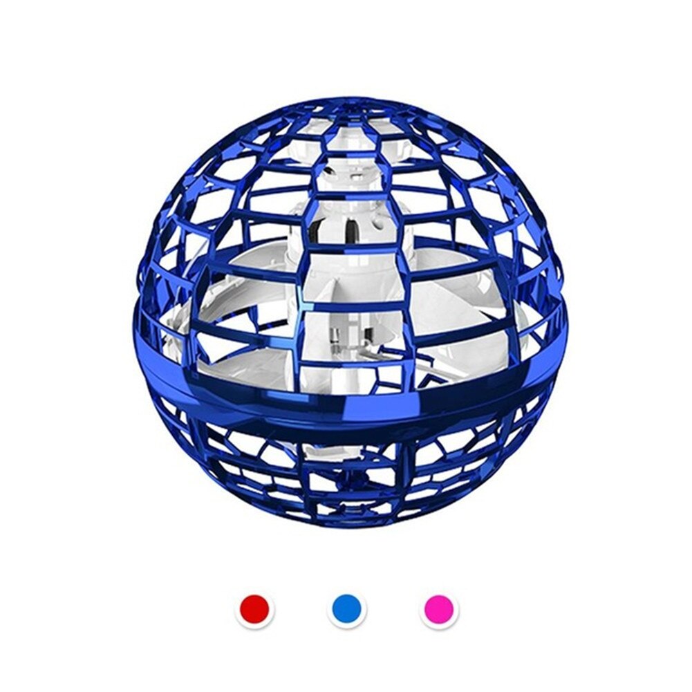 Flying Toys Spinner with Endless Tricks Light Hand Control Operated Drones For Kids Adults Christmas Birthday Part Toy: Blue