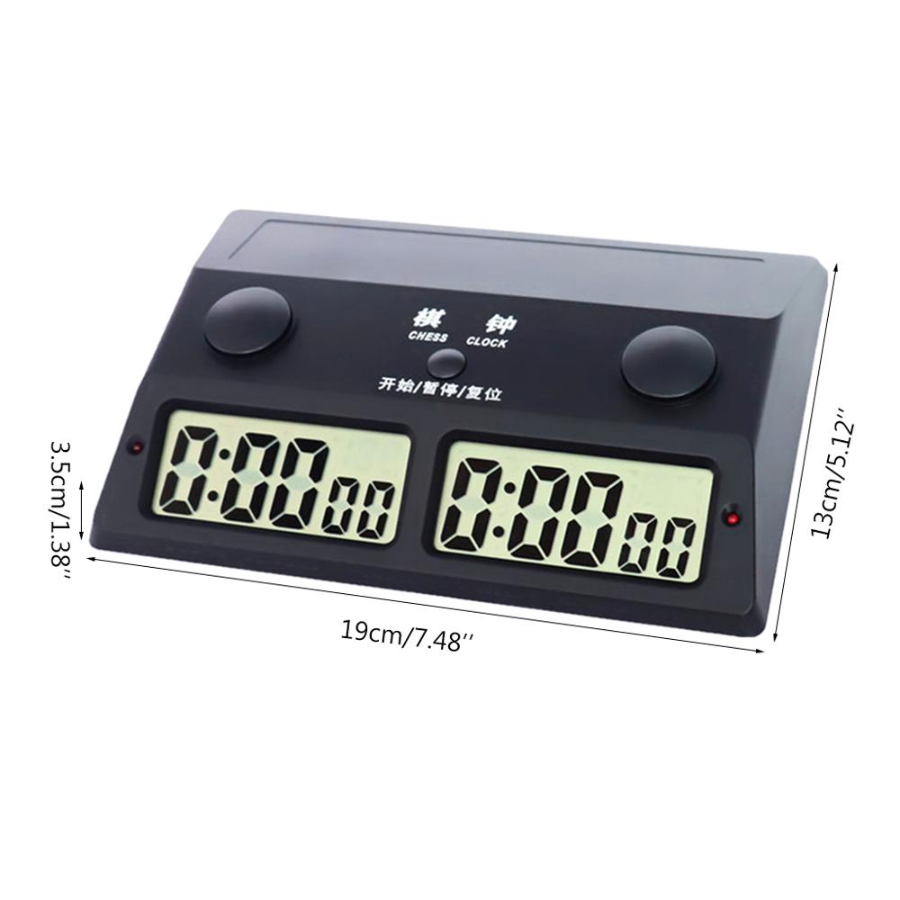 Chess Clock Digital Watch Count Up Down Timer Board Game Stopwatch M5TC
