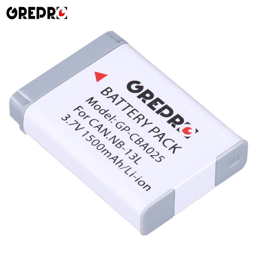 Batterie 1500mAh NB13L + chargeur NB 13l pour appareil photo Canon PowerShot G5X G7X G9X G7 X Mark II G9 X SX620 SX720 SX730 HS, NB-13L mAh: 1x Battery