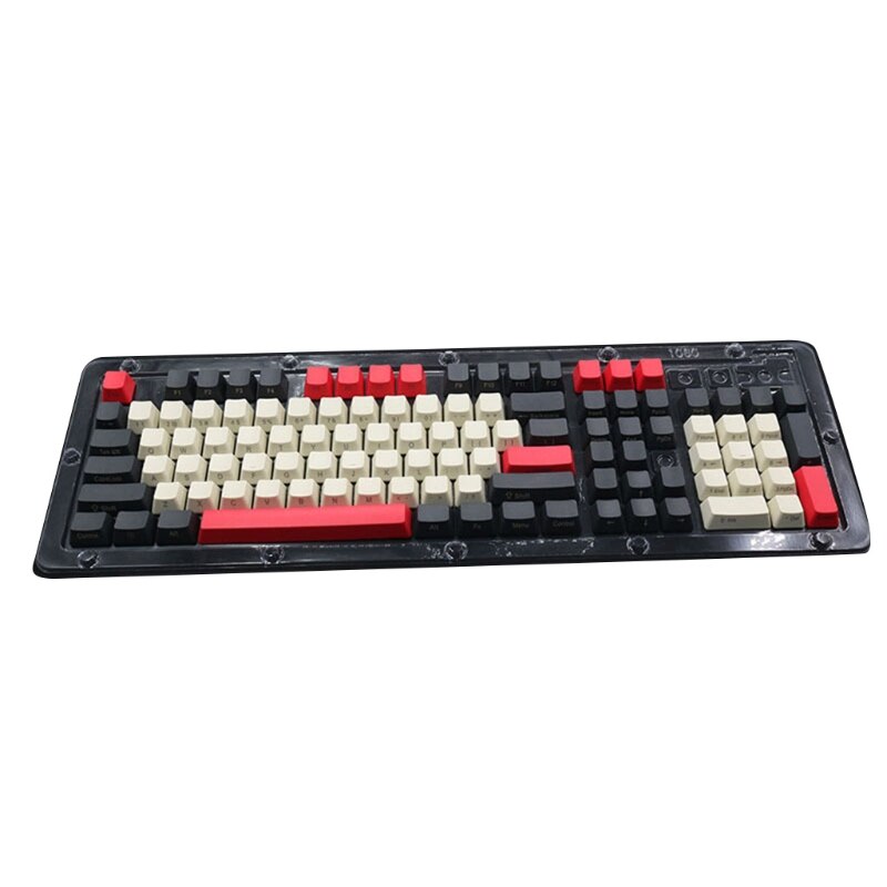 Clavier mécanique PBT à 104 touches gravées au Laser, coloration par Sublimation, couleur assortie, profil OEM, jeu de capuchons de touches, 066A