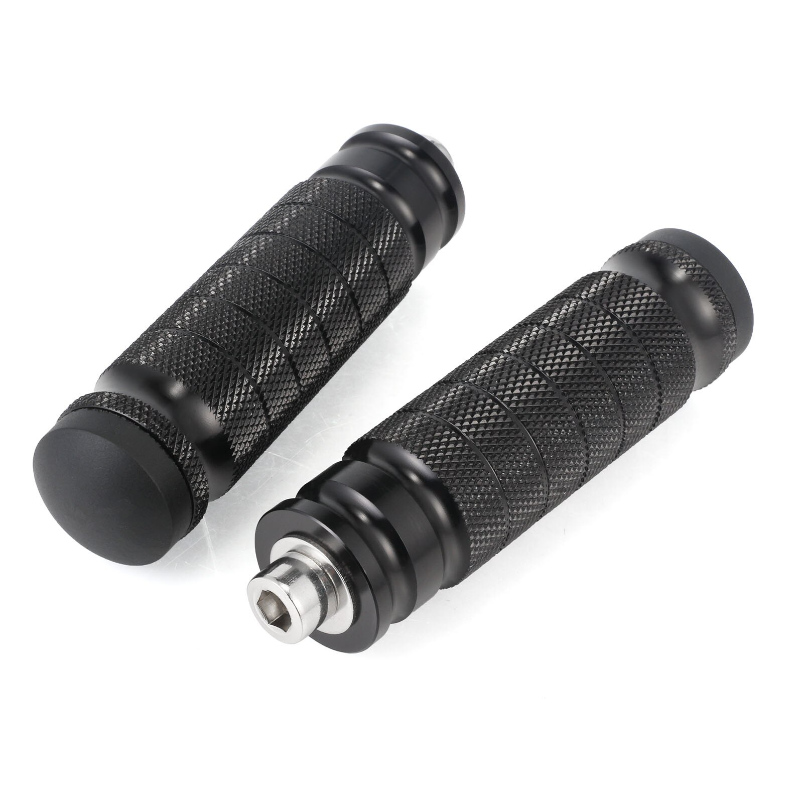 CNC Aluminum Motorcycle Foot Rests Universal Motor... – Grandado