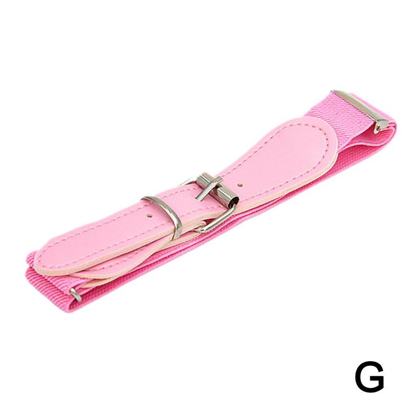 Children Faux Leather Belt Kids Cute Peach Heart Buckle Belts For Girls Boys Waistband Waist Belt: Pink