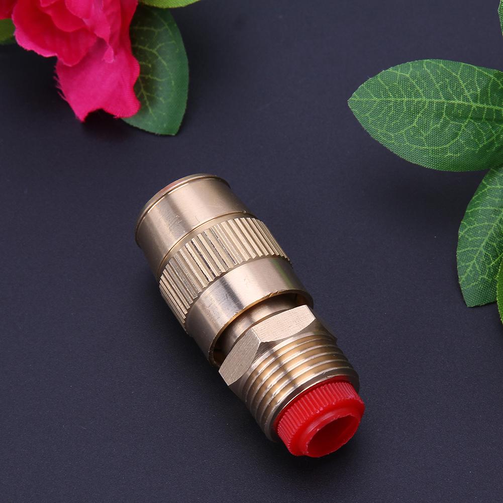 1/2Inch Water Sproeikop Tuin Sprinkler Accessoires Verstelbare Waterstroom Messing Spray Misting Mondstuk Tuin Besproeien Tool