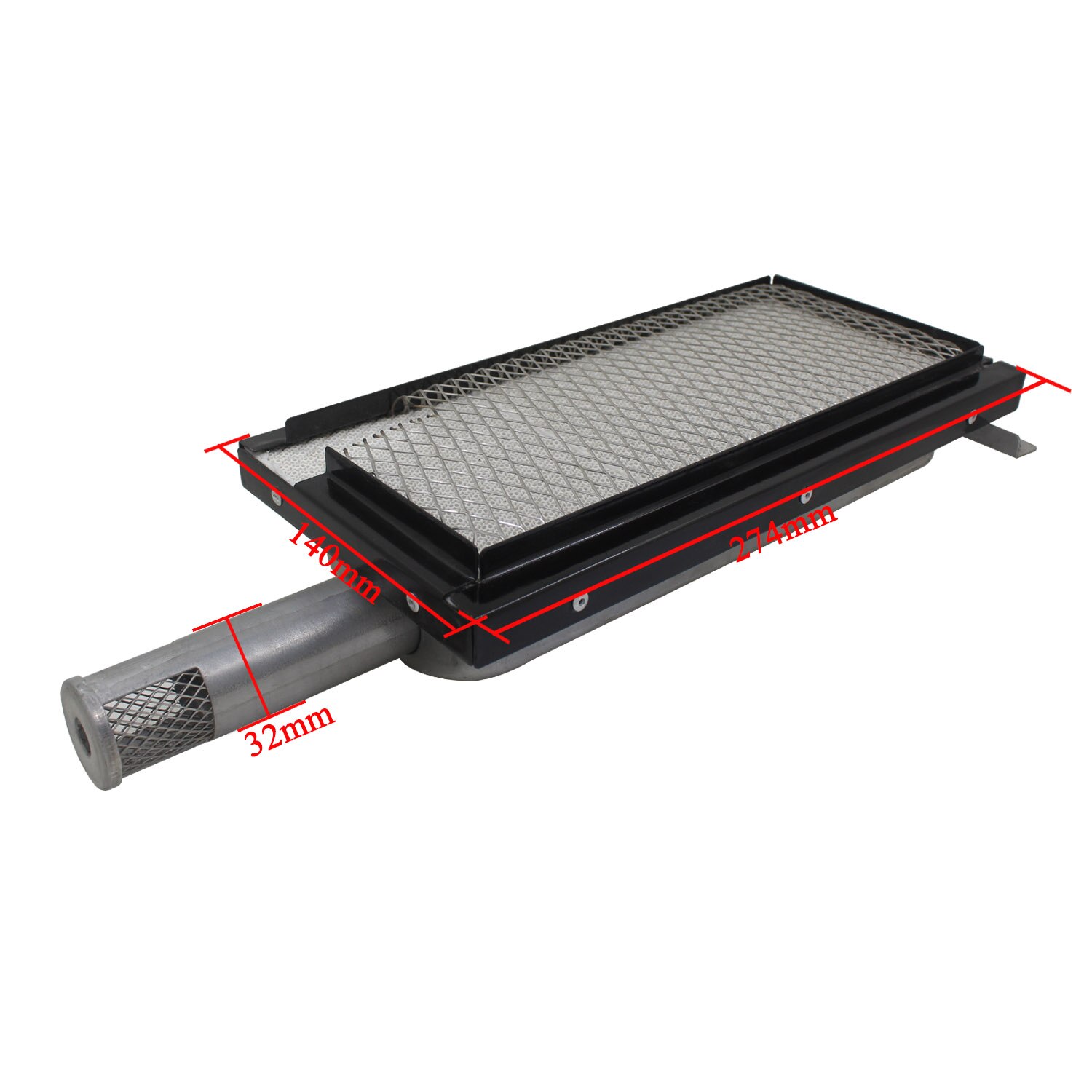 infrared gas burner bbq grill burner replacement ceramic infrared burner parts 274*145/324*145m infrared ceramic burner