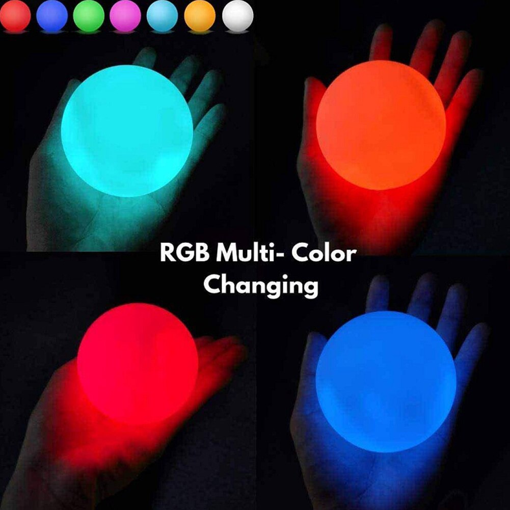 Jardin flottant piscine lumière intérieur extérieur nuit lampe LED boule étang RGB couleur changeante à piles alimenté mariage décor à la maison fête