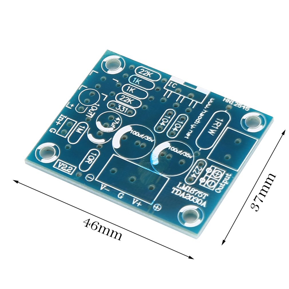 LM1875T Super Mini Mono Kanal Stereo Audio- Verstärker Gremium Modul DIY Anzug Elektronische DIY Bausatz Zu Verstärken Modul PCB, Der