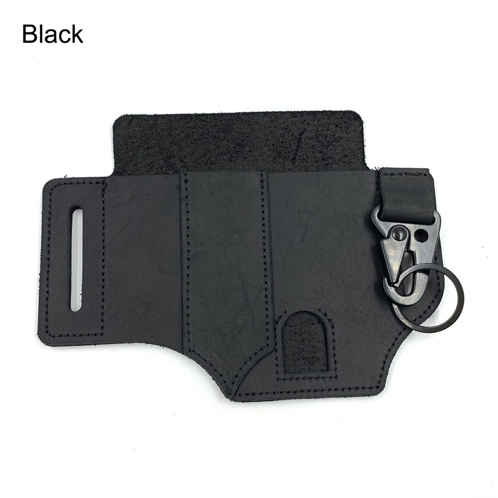 Multitool Leather Sheath Pocket Organizer Storage Belt Waist Bag for Camping SWD889