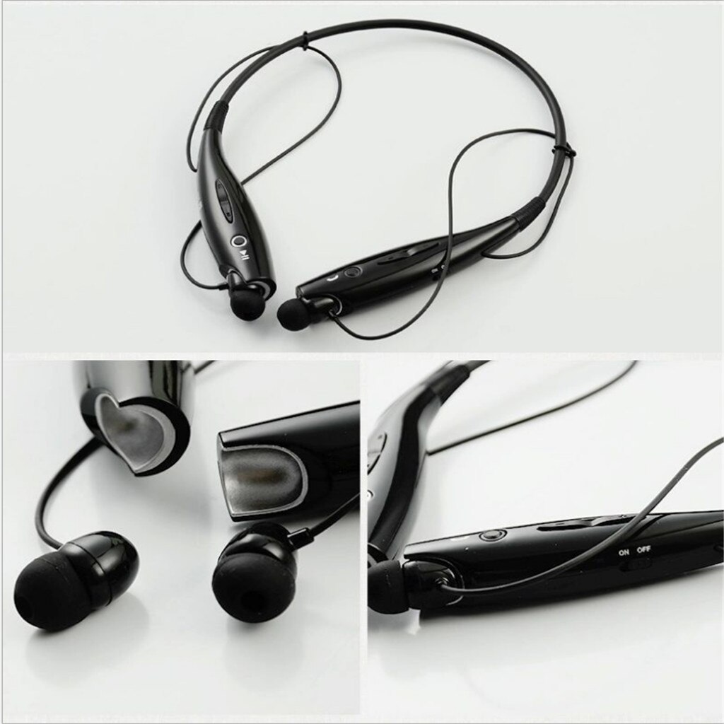 Sports Wireless Bluetooth 3.0 Earphone 3D Stereo Headset Neckband Sport Earbuds in-Ear Headphones With Mic For iPhone Samsung