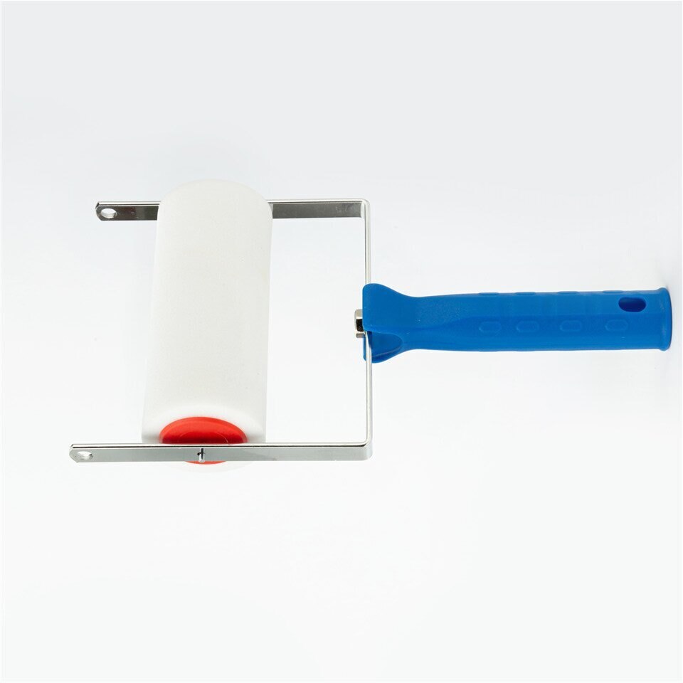 Rodillos estampados para pared de 5 pulgadas, herramientas de decoración, juego de cepillo de rodillo de goma de 5 pulgadas, patrón 3D, papel tapiz, máquina de pintura para decoración de habitación: only 5inch Handle