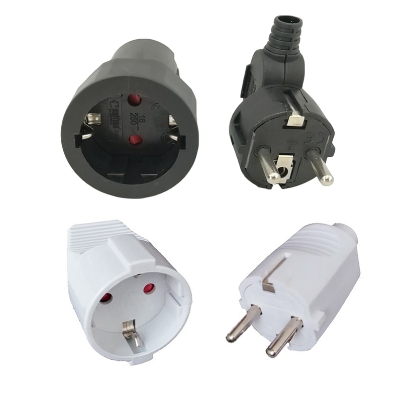 16A 250V ue allemagne prise universelle adaptateur secteur prise mâle femelle prise électrique voyage maison amovible prise d'alimentation