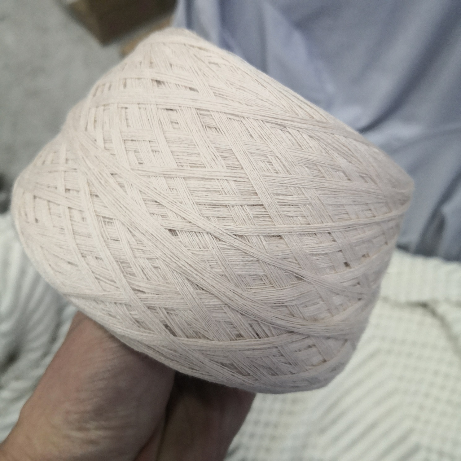 Knitting Cotton Yarn Thread Non Bleached Raw Coton Cords Baby ClothES Cochet DIY Scarf Sweater 500grams/Ball: Orange