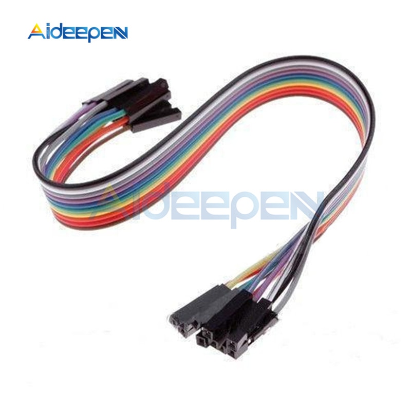 Conector de Cable Dupont para Arduino, 5 pines, 10 pines, 40 Pines, 10CM, 20CM, macho a hembra