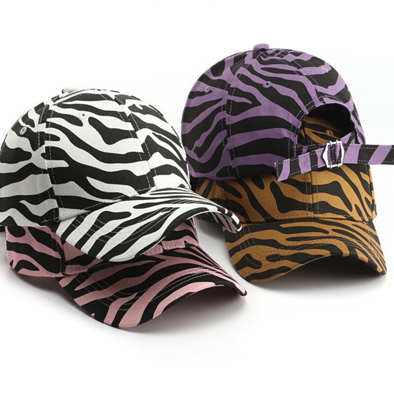 Mode Baseball Cap Voor Vrouwen Casual Snapback Hoed Meisjes Vier Seizoenen Outdoor Zon Mannen Caps Hip Hop Zebra Print Hoed mom Hoeden