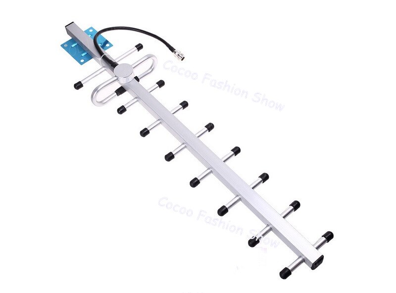 ZQTMAX 13dbi outdoor yagi antenna for Cell phone signal booster 824-960mhz 900 GSM 850 CDMA 2G 4G Repeater